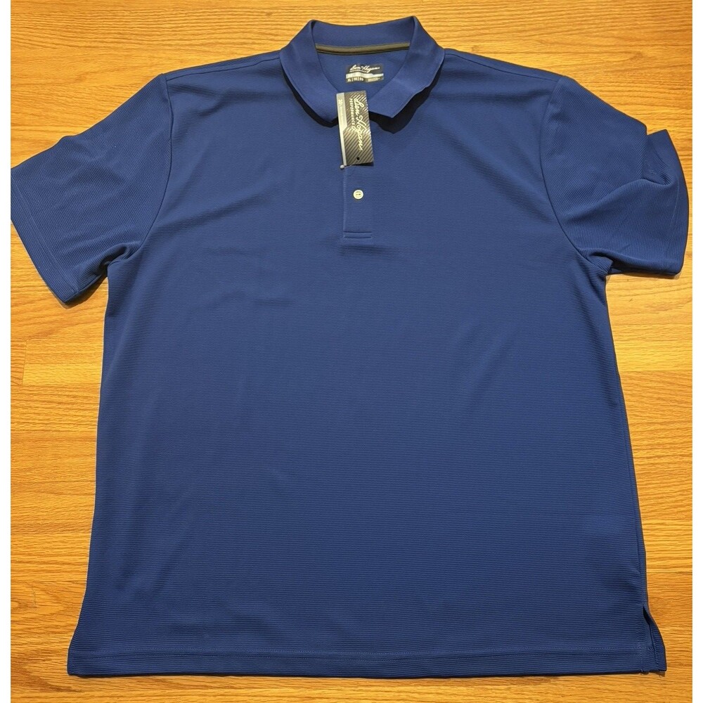 Ben Hogan Golf Shirt Men’s Size 2XL Blue Short Sleeve Performance Polo NWT